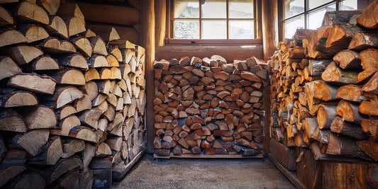 Richtiges lagern von Brennholz