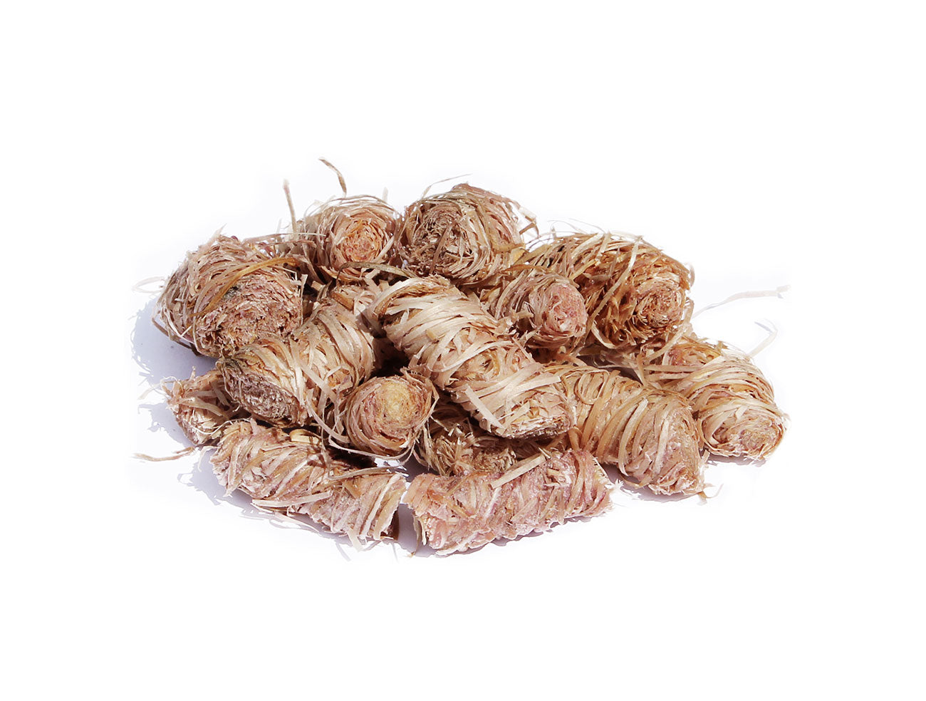 Bio-Anzünder getränkt in einem Wachsmix auf biologischer Basis