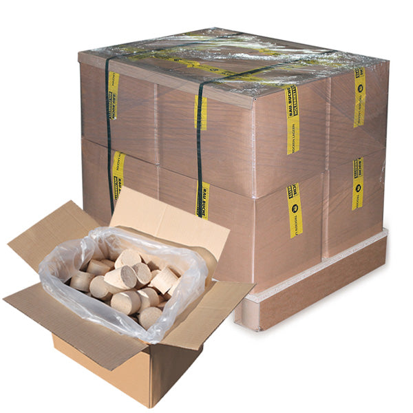 Briketts Palette Mini – 108 kg Bucheholzbriketts, sauber verpackt auf Einwegpalette