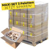 Briketts Maxi-Set 3 Paletten